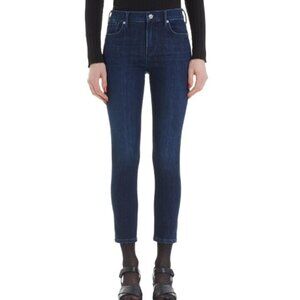 AGOLDE Sophie Hi Rise Skinny Crop in Honor